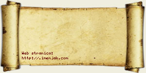 Tijana Cimbaljević vizit kartica